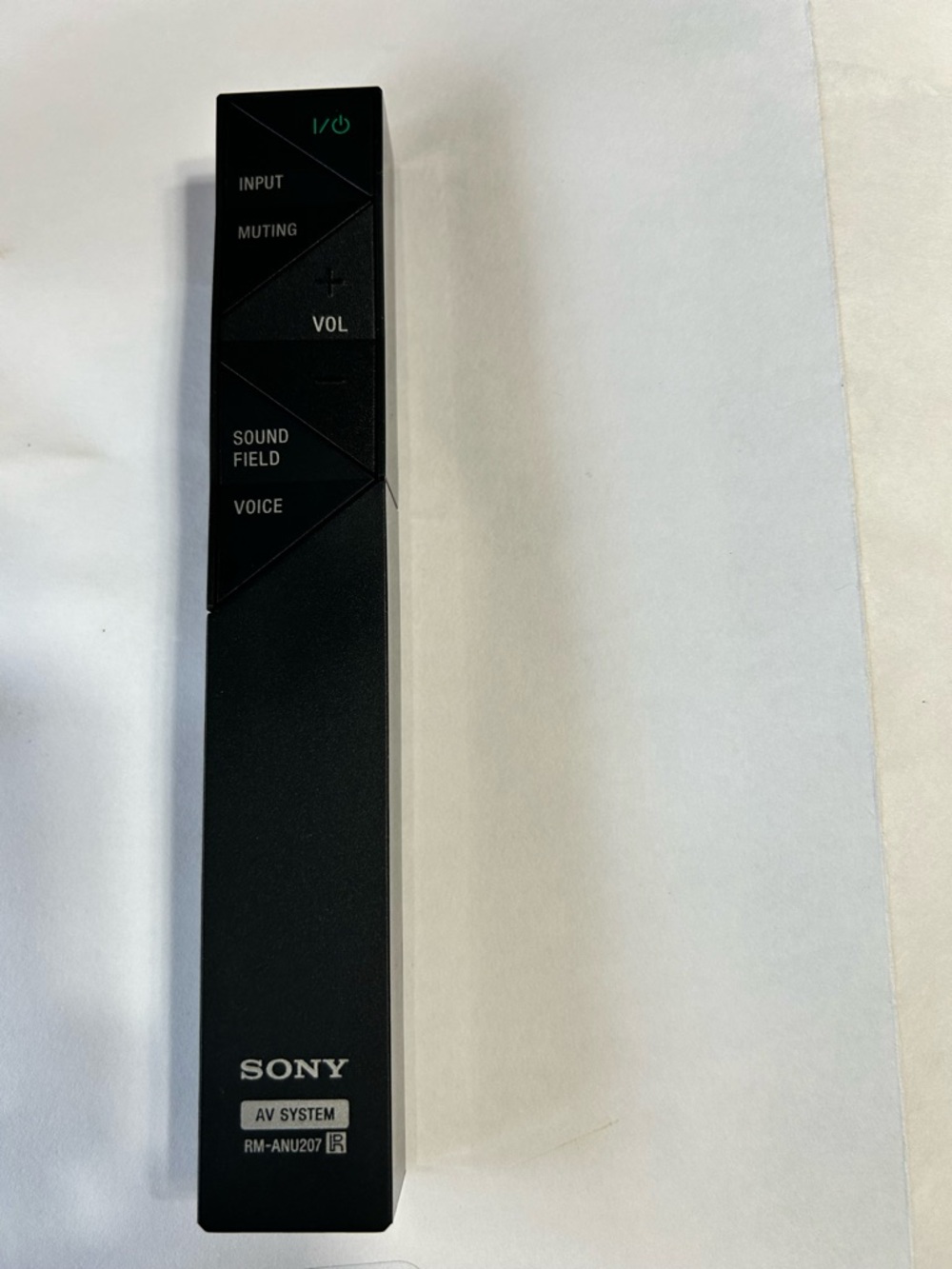 Sony Slim AV System Remote in Black